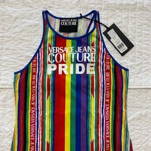 Versace Jeans Couture PRIDE Tank Top Size 44 (8) 46 (10)